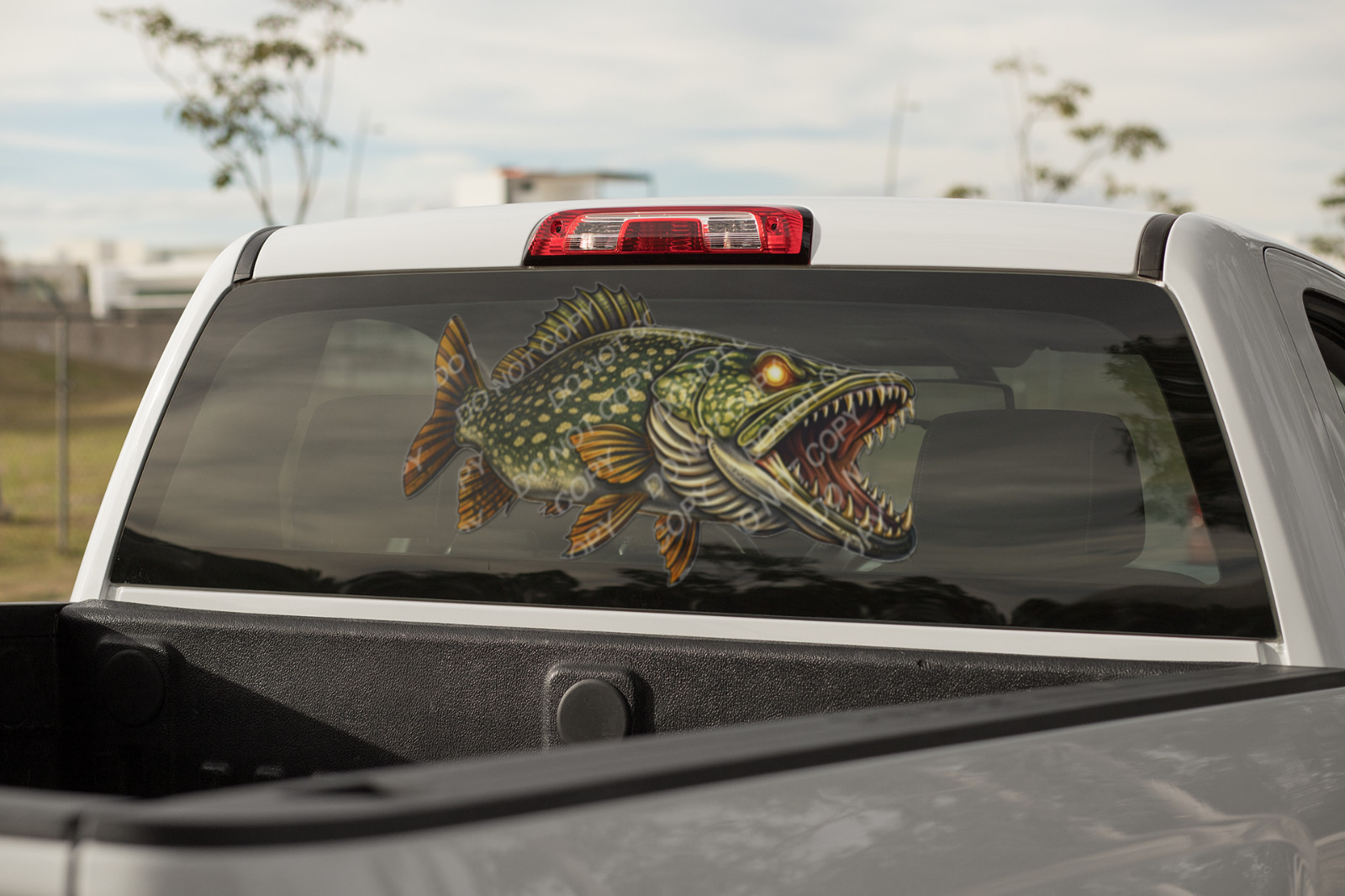 Walleye Fishing Boat Vinyl Decal Graphic Truck Laptop Bumper Sticker
