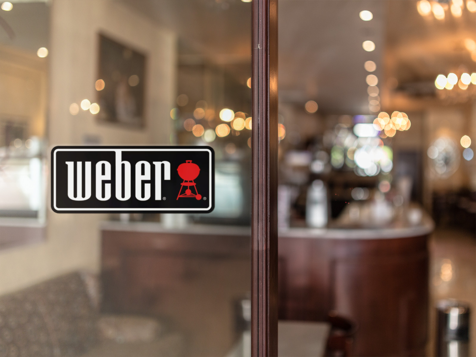 WEBER Grills LOGO BBQ Vinyl DECAL Barbeque Laptop Phone Sticker Multiple Sizes