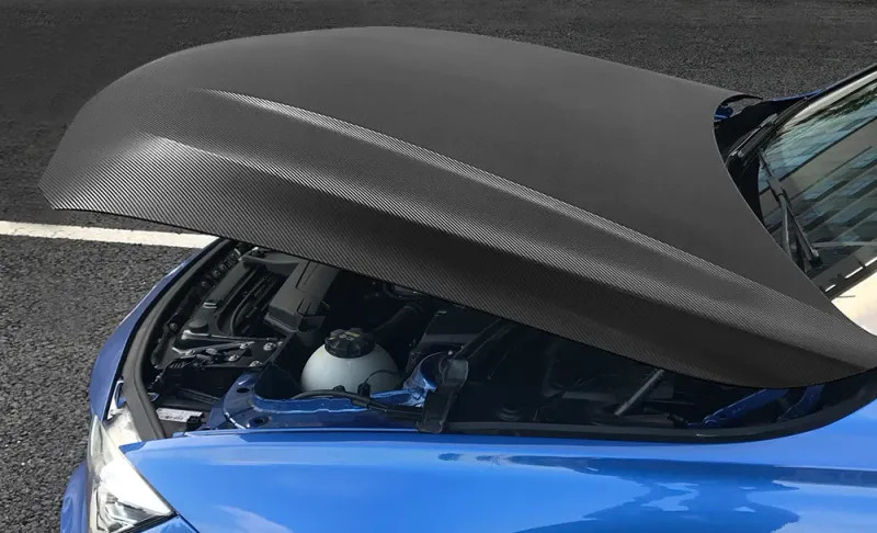 152x200cm 4D Carbon Fiber Car Wrapping Film DIY Hood Roof Sticker Accessories