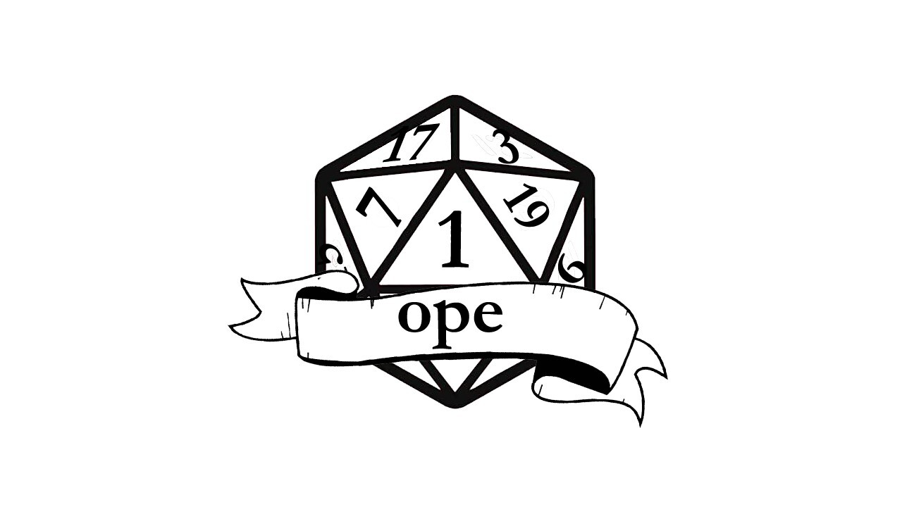 20 Sided Dice/ d20 Bumper Sticker D&D 11in x 11in