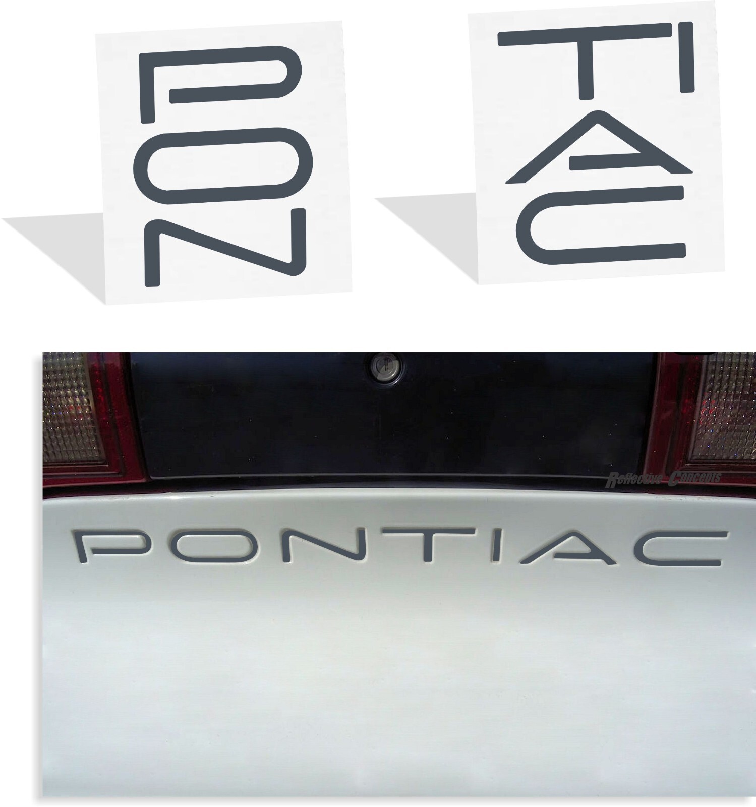 Rear Bumper Inlay Decal – 93-02 Firebird