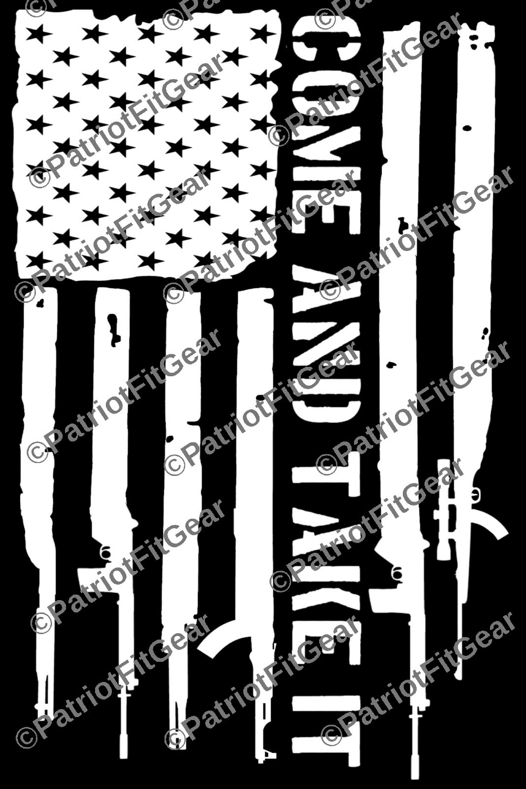 Gun Flag,Come And Take It,9″x12″,Molon Labe,Dont Tread On Me,Custom Vinyl Decal