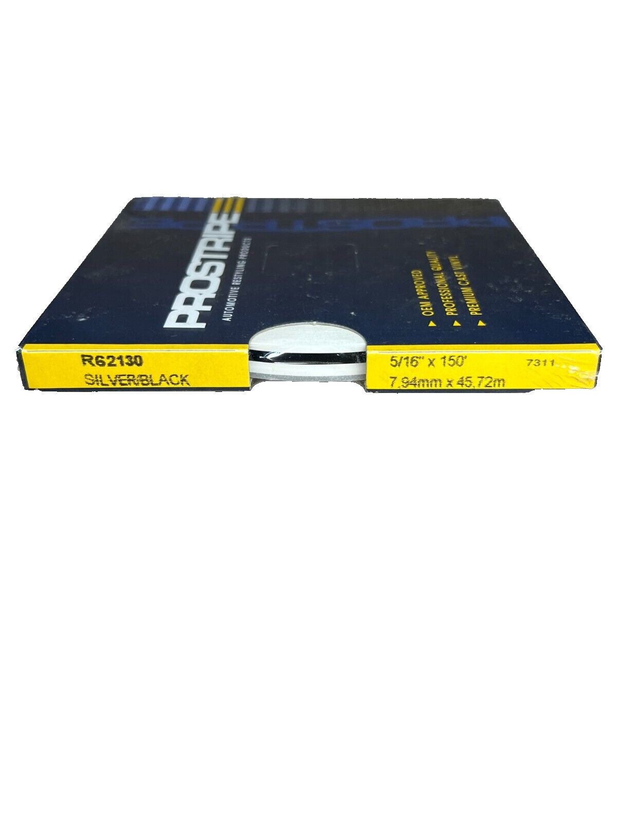 Prostripe R62130 Silver/Black 5/16″ x 150′ FREE PROSTRIPE CATALOG W/ORDER