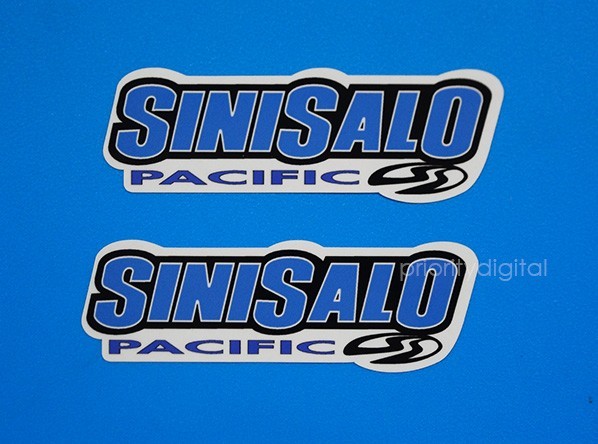 2x Sinisalo Decals stickers Works RM KX CR 125 250 400 500 AHRMA RZ YZ Pick Size