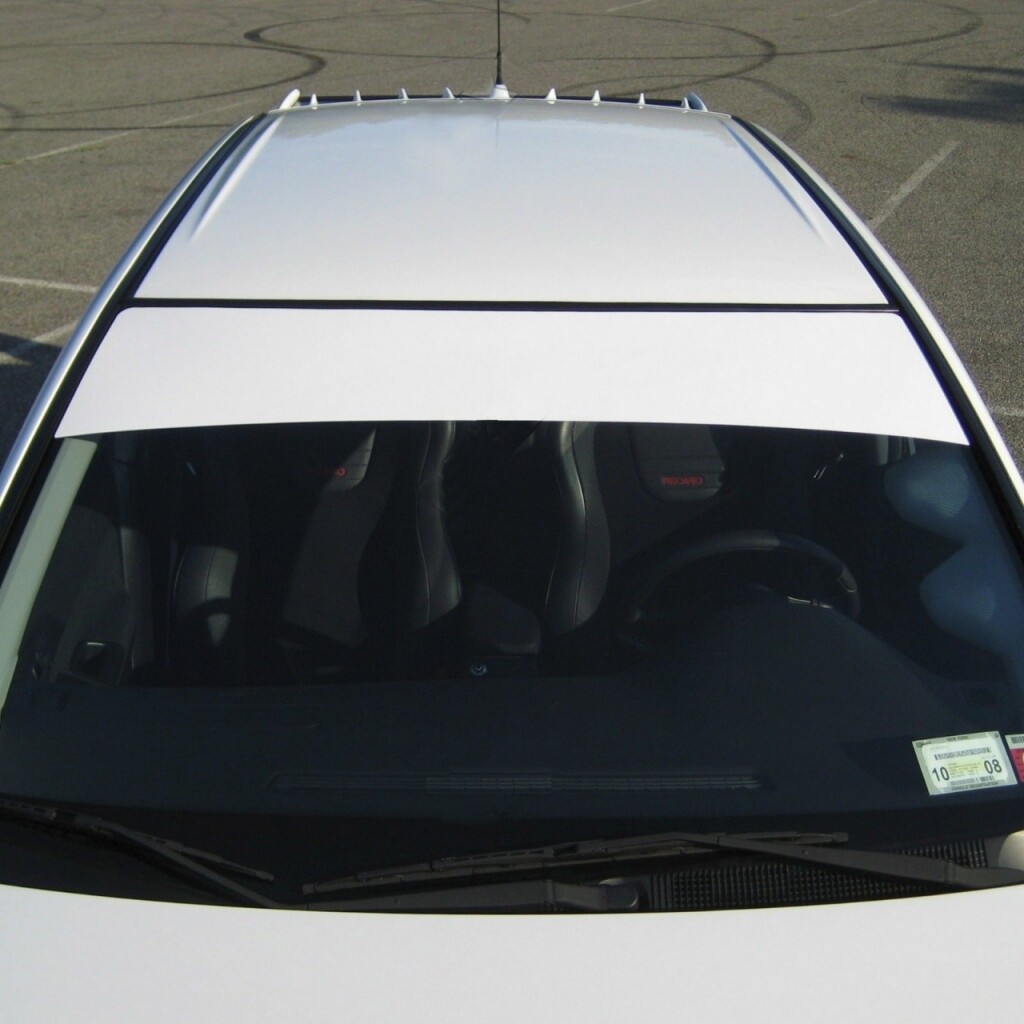 Sun Strip Visor Premium Vinyl Decal 60″x12″ Windshield Banner Cast PVC Film