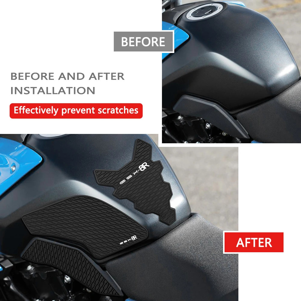 For Suzuki GSX-8R 2023 24 Fuel tank sticker Pad Anti Slip Sticker Gas Knee Grip