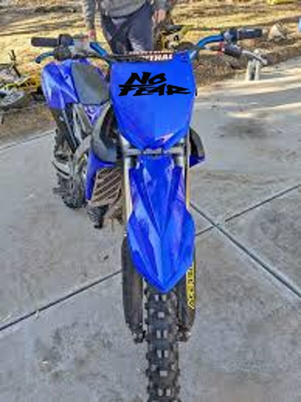 No Fear Text Car Window Vinyl Decal Graphic Logo Motocross Oracal Sticker