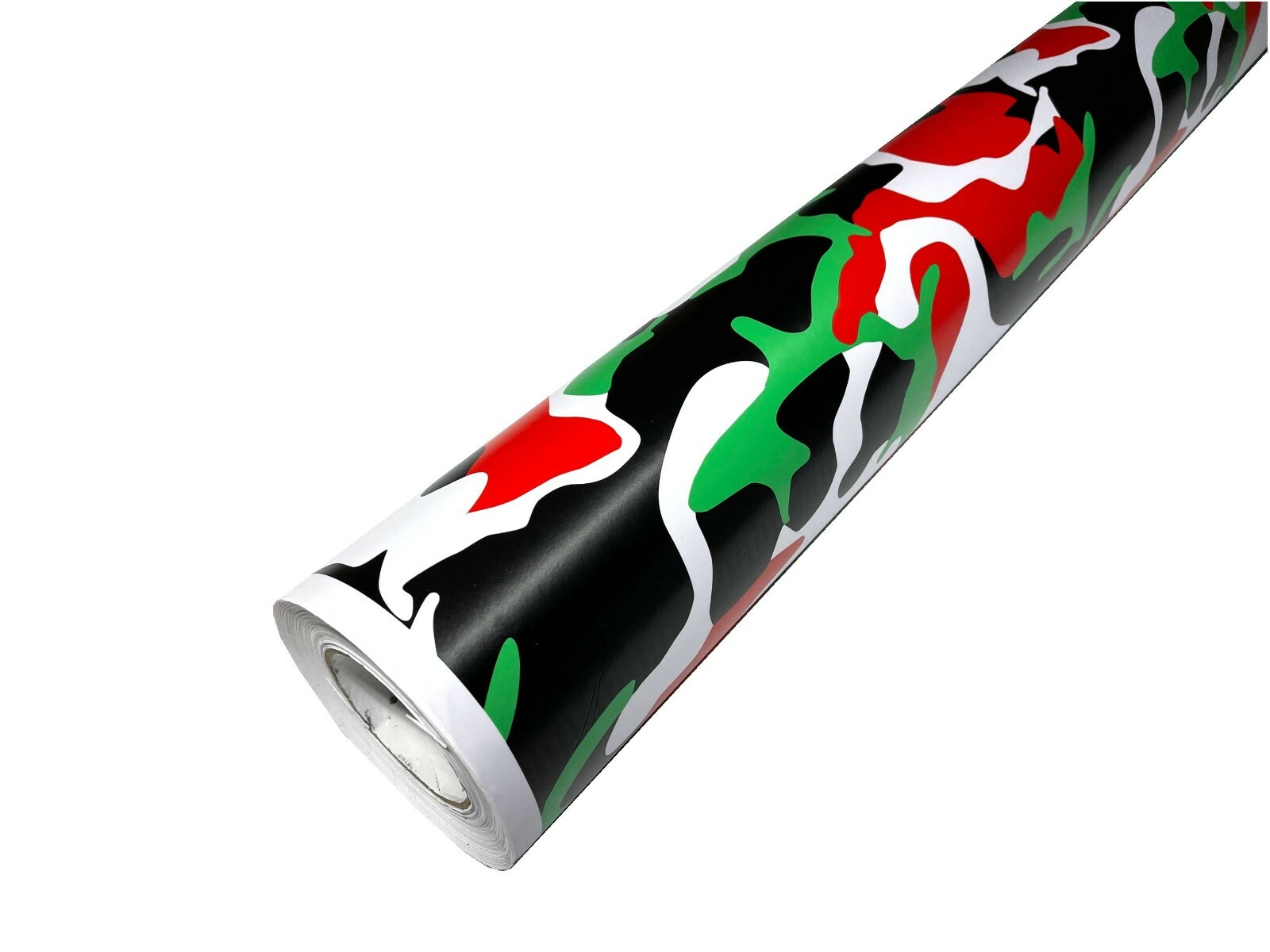 Red Green White Black Camo Vinyl Car Wrap Film Sheet +Free Tools (2 feet & up )