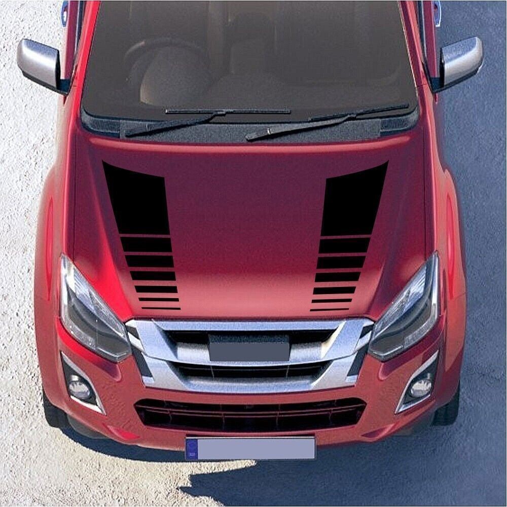 Racing Hood Stripes Decal Vinyl Stickers for Car SUV Truck Universal Fit
