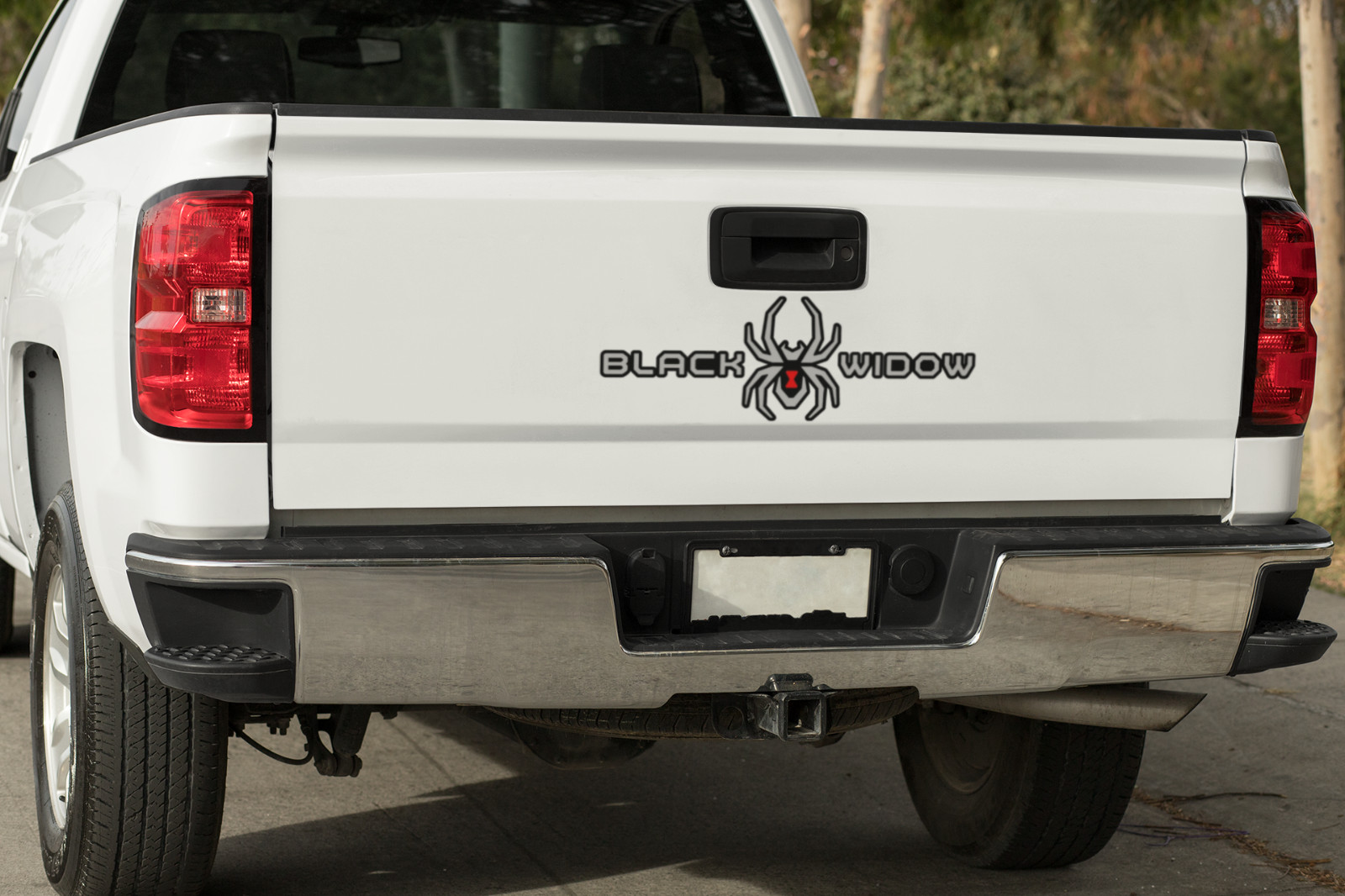 Black WIDOW SPIDER Truck Vinyl Decal Graphic Bumper Widow Laptop Sticker NEW