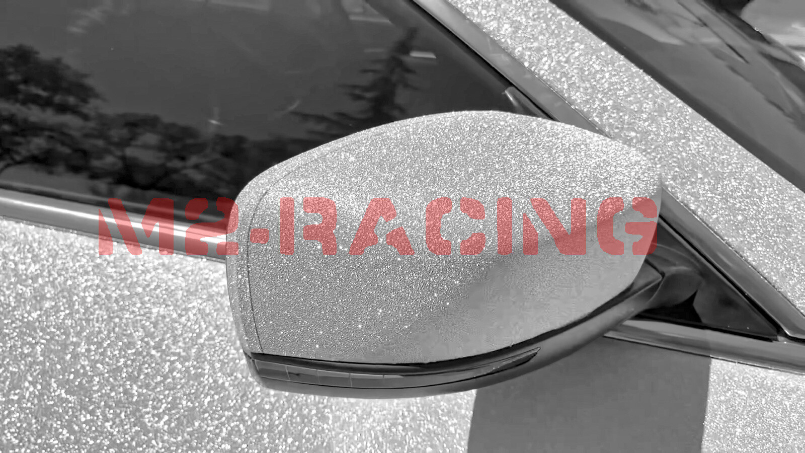 Premium Ultra Diamond Glitter Matte Silver Car Vinyl Wrap Sticker Decal Sheet