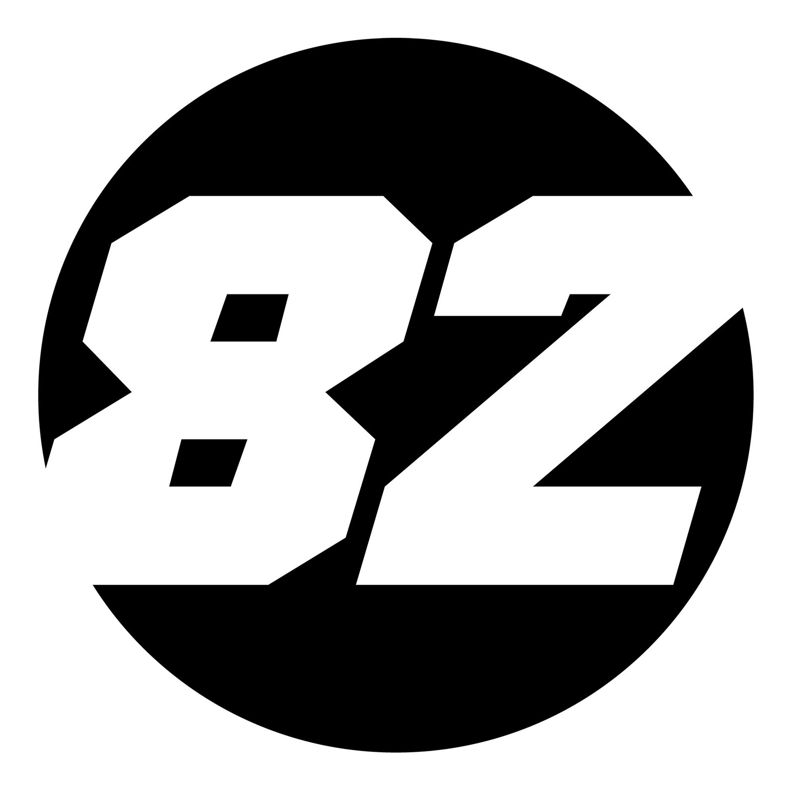 Custom Round Racing Number Glossy Black Vinyl Sticker Decals x2 Show Paint Color