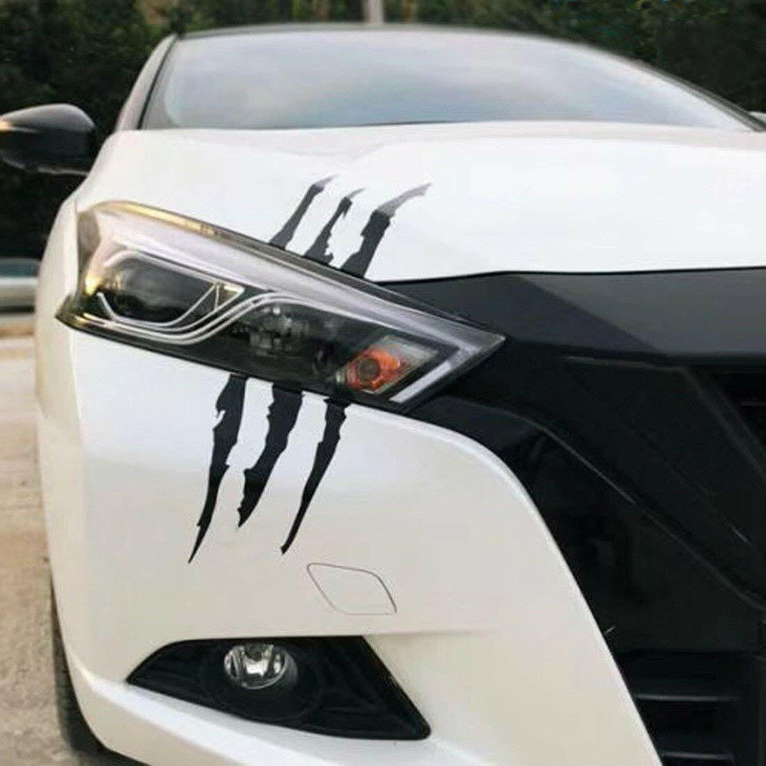 HEADLIGHT CLAW SCRATCH MARK Decal UNIVERSAL Mustang Camaro Charger Durango