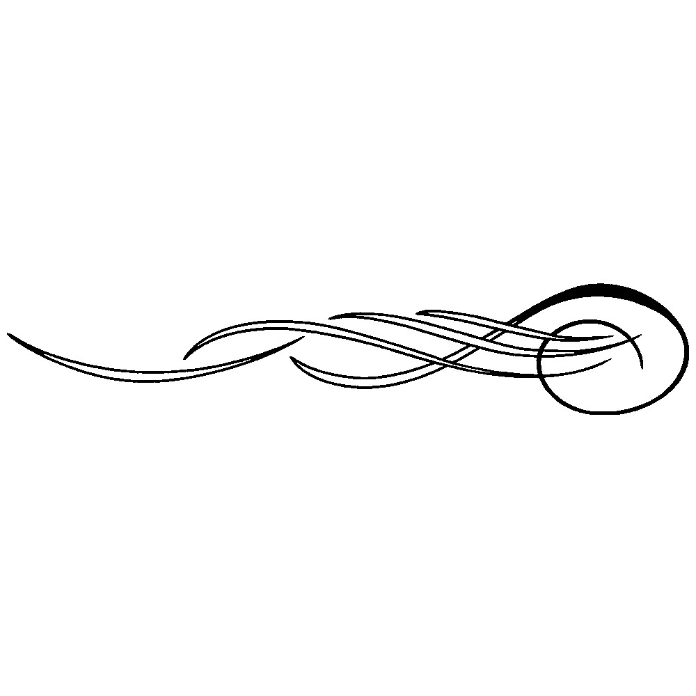 Pinstripe Decal Pair -Many Sizes and Colors to Choose From- Free US Shipping!