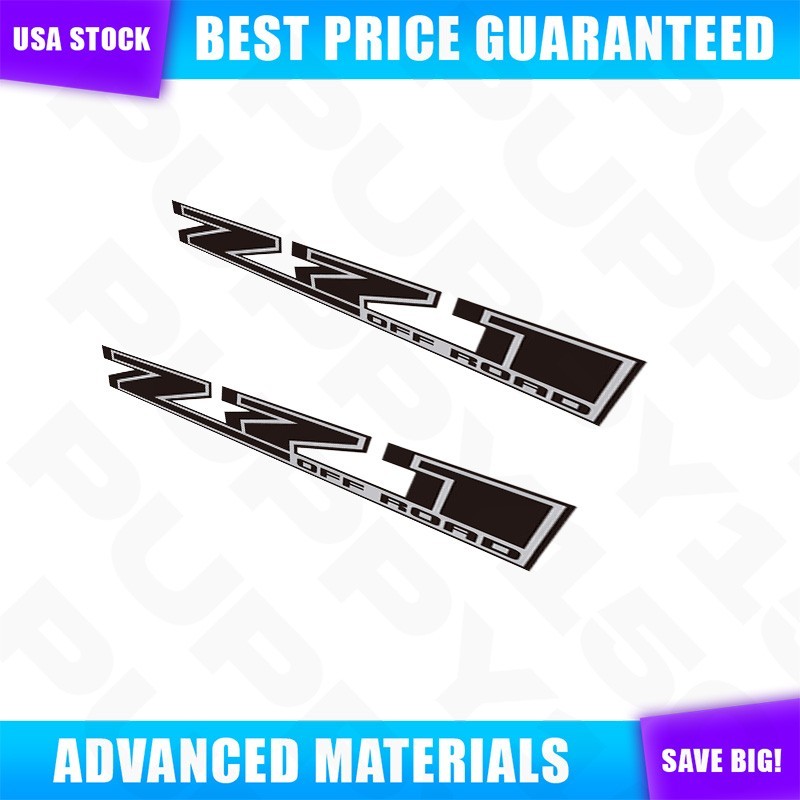 2014-24 For Silverado 1500 2500HD 3500HD Z71 OFF ROAD Side Stickers Accessories