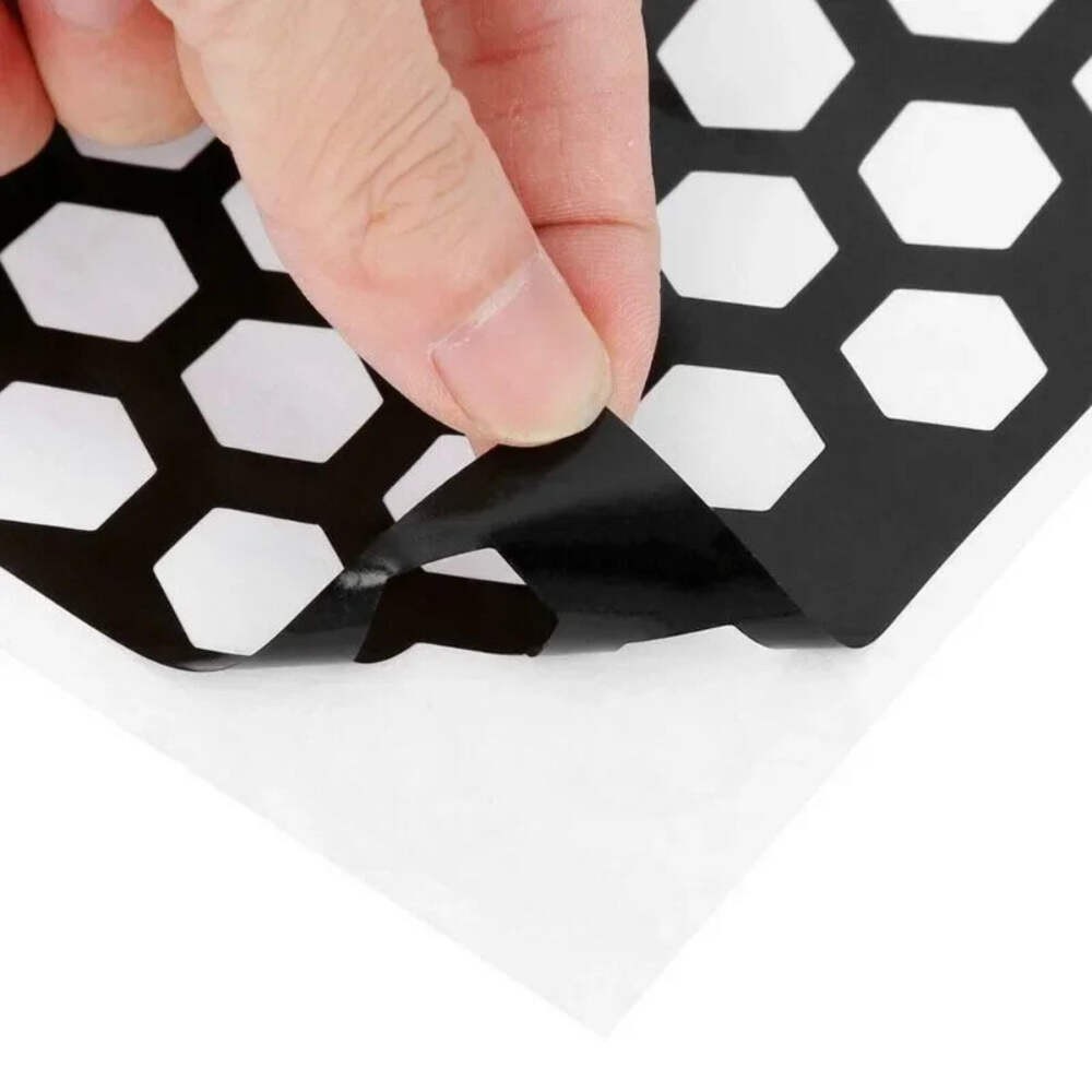 Car Honeycomb Stickers Stylish Tail Lights DIY Hollow Protector Decals Auto SUV