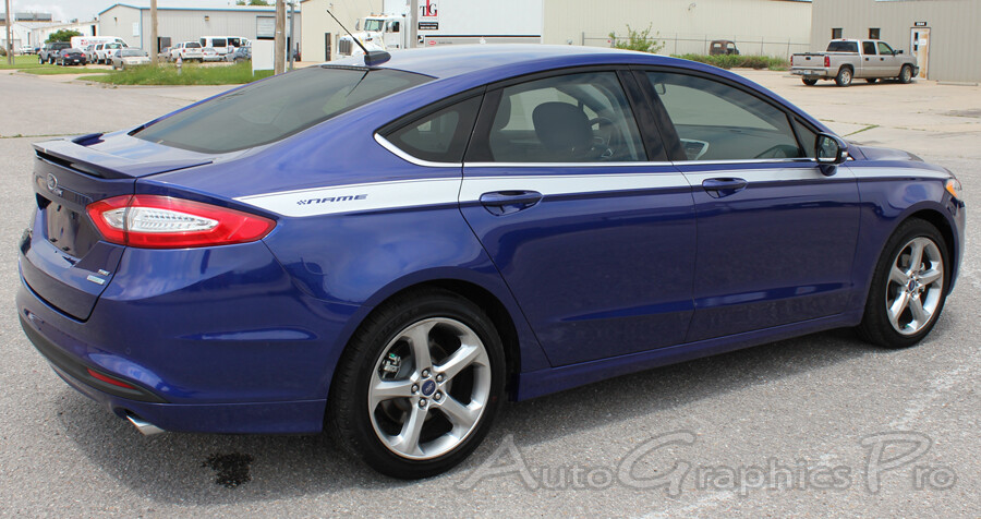 Vinyl Graphics Stripes Upper Door Pin Striping Decals for Ford Fusion 2013-2020