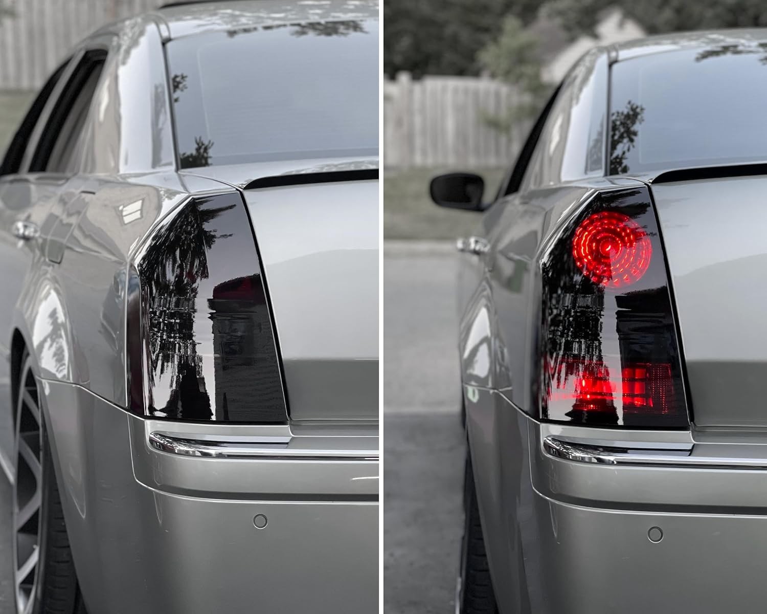 Direct Fit Car, motorcycle, electric bike Black Headlight+Taillight Vinyl Film