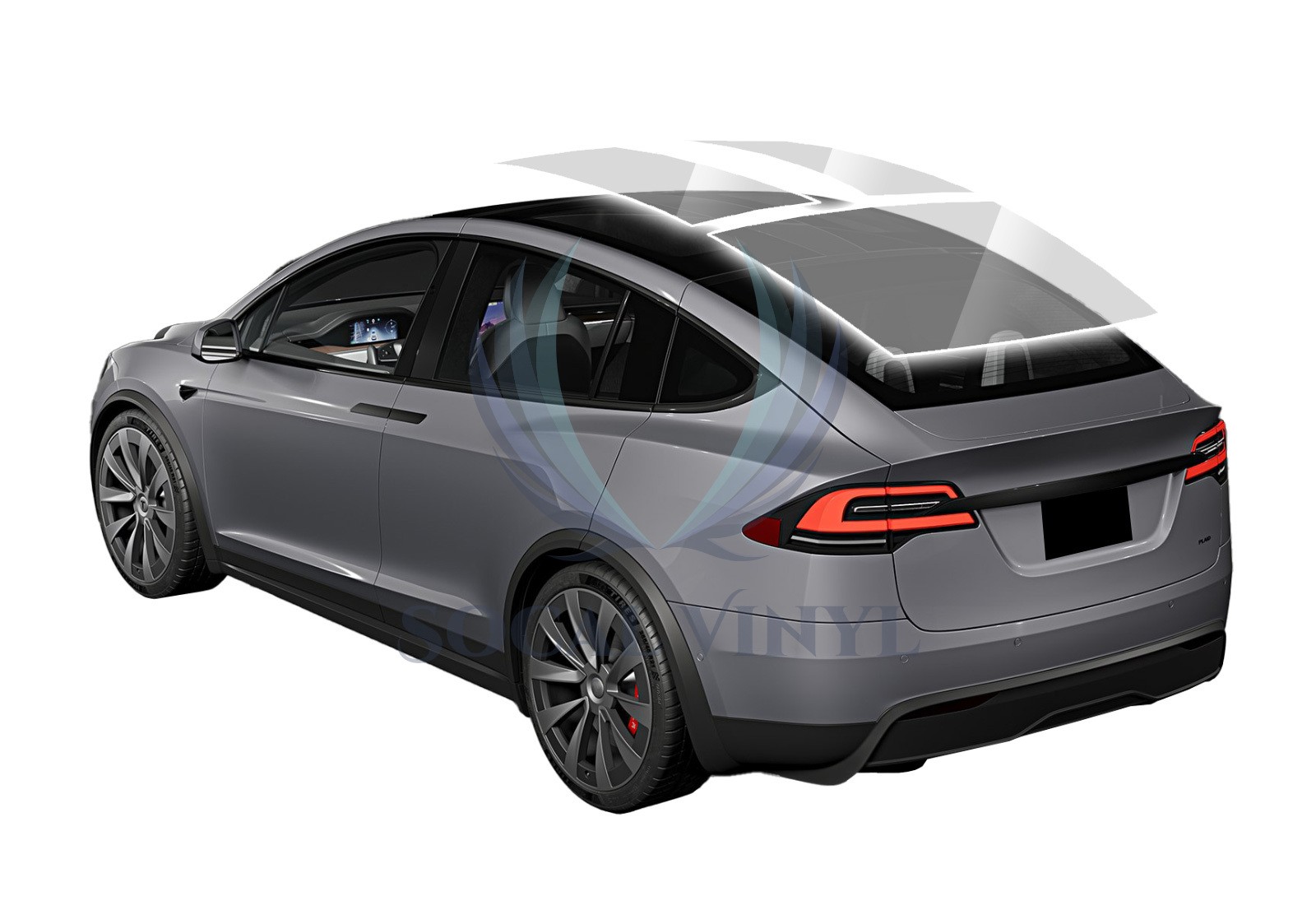 TPU Essmo Security Clear Glass Car Auto Sunroof VLT70% UV99% Windshield Sunshade
