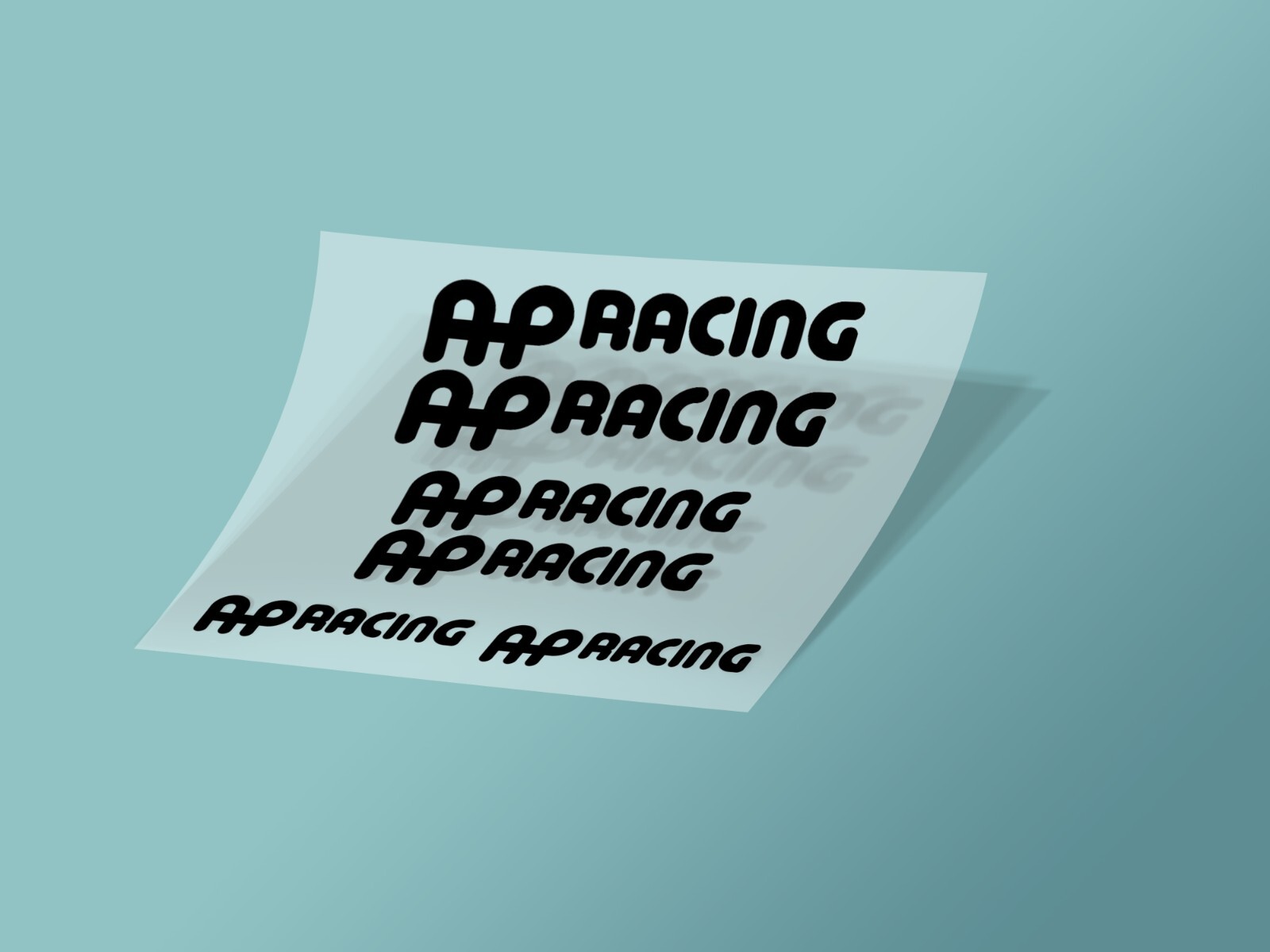 8pcs AP Racing Caliper Decal Stickers, Die-Cut Vinyl Decal Sticker for Car