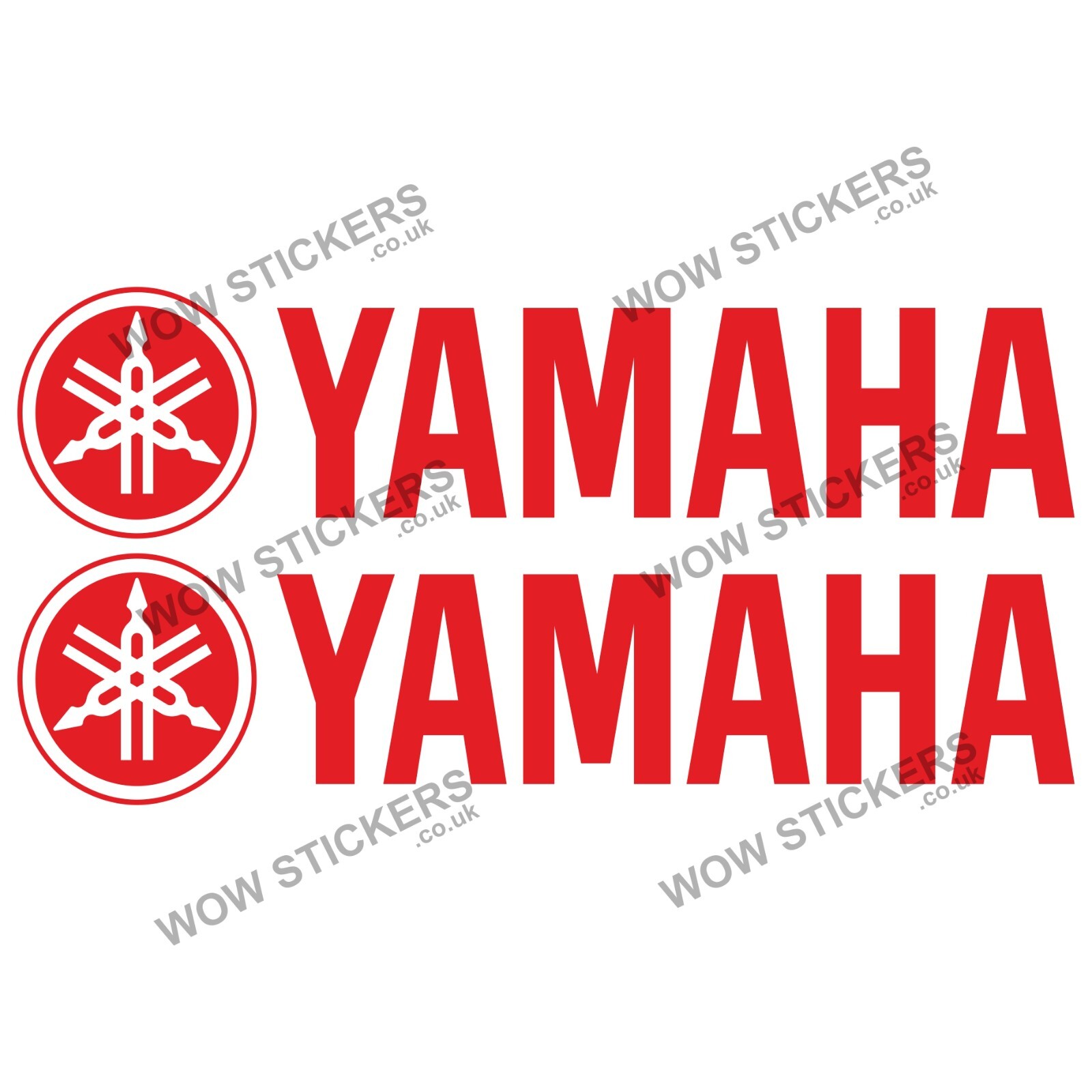 Yamaha Motorbike stickers 210×50 x 2 Decals Panel car metal tank (Choose Colour)
