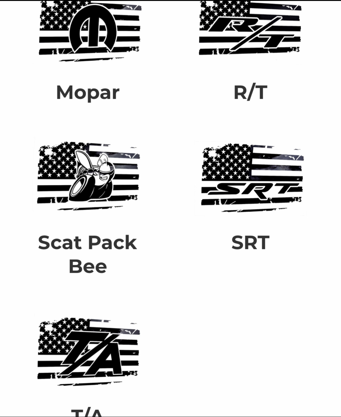 American Flag Sunroof Decal Sticker Graphic