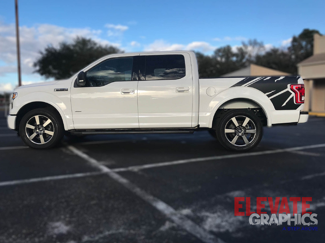 2009-2020 For Ford F150 Decals Side Kraken Stripes Vinyl Graphics 3M Stickers