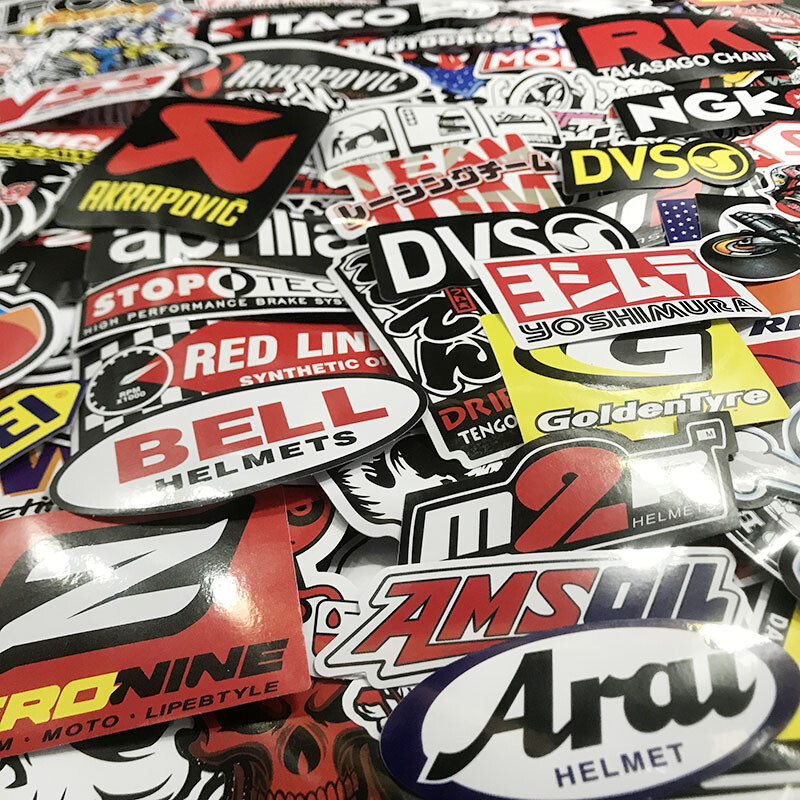 220PCS Vinyl JDM Stickers Pack Car Motorcycle Racing Motocross Helmet Decals Lot