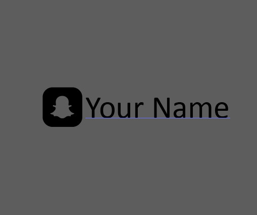 Snap chat sticker, custom snapchat name decal, custom social media sign, snapcha