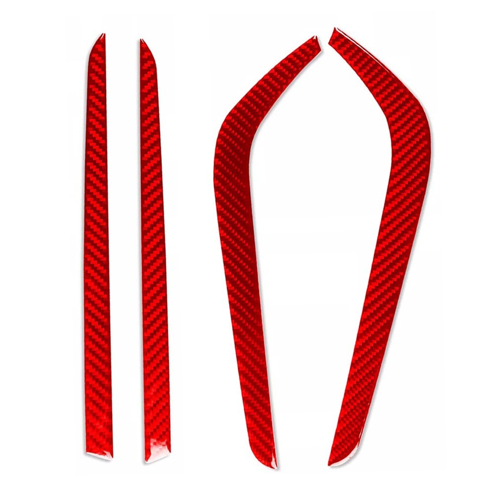 Direct Fit Fog Light Eyelid Trims in Red for Honda For CRV Years 2017 2021