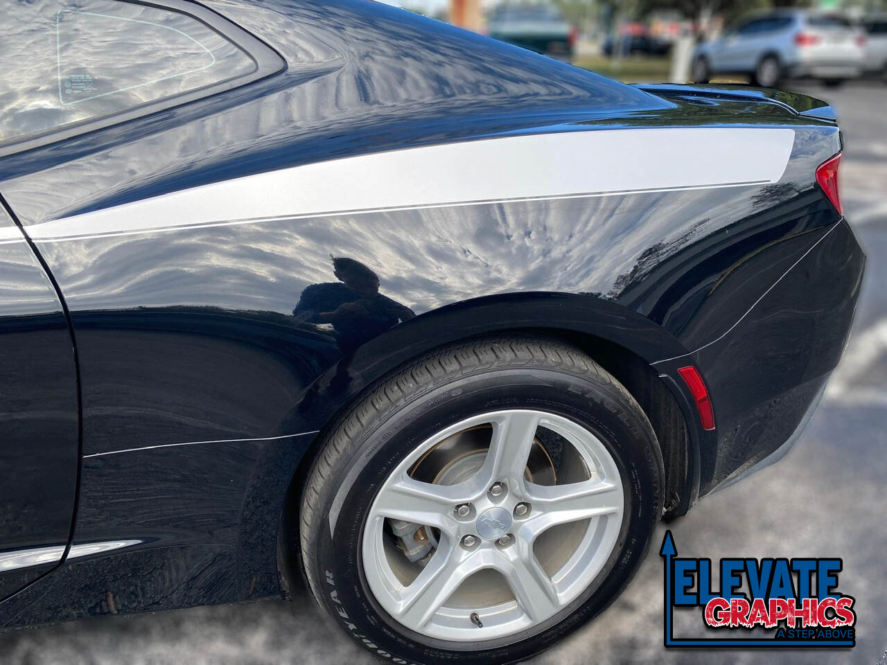 2010-2024 For Chevy Camaro Stripes Side Sling Graphics 3m Decals Vinyl Stickers