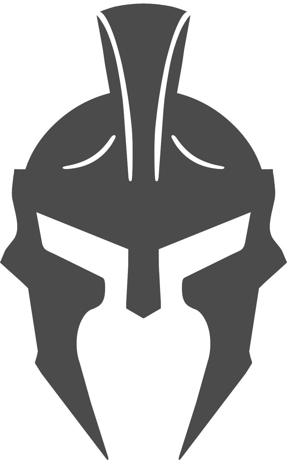 Spartan Helmet Gladiator Decal Molon Labe Vinyl Sticker window fender fuel door