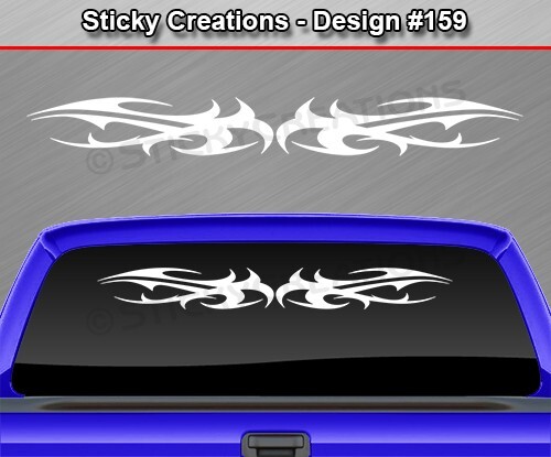 Design #159 TRIBAL THORNS Windshield Decal Window Sticker Vinyl Decoration Car