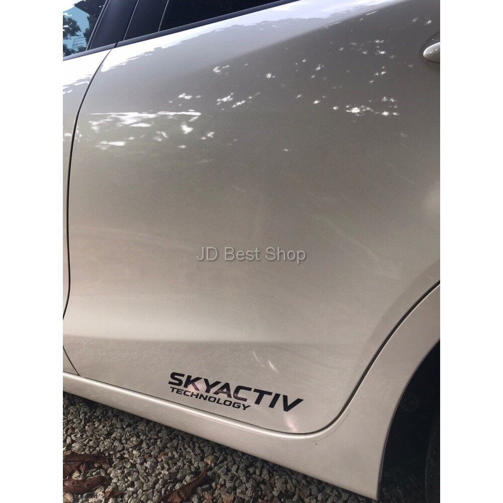 Sticker Diecut Vinyl JDM Style Jap For Mazda Speed Racing Skyactiv 29cm. x2pcs.