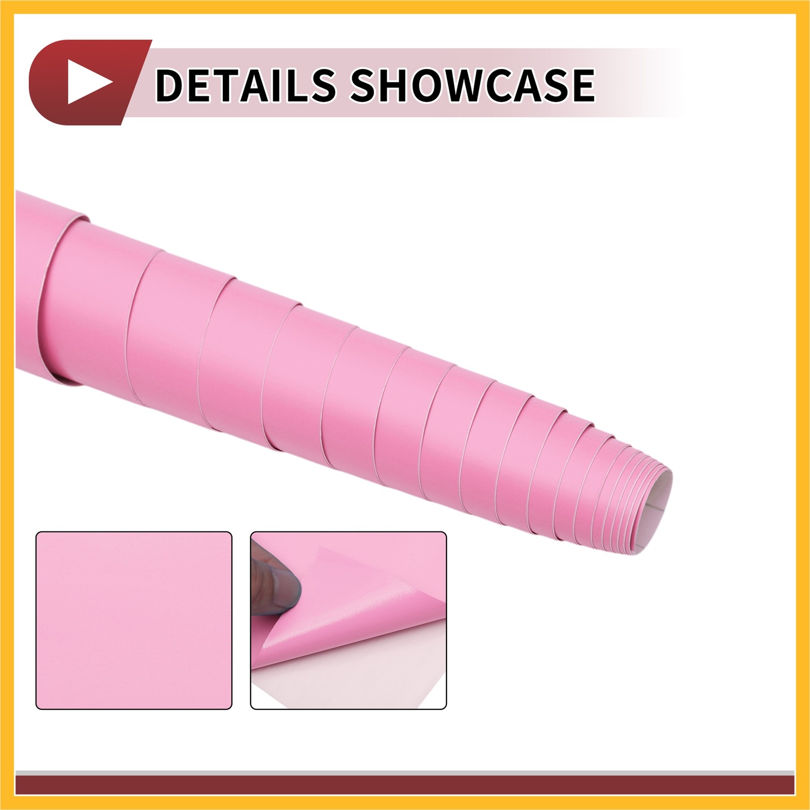 Matte Pink Car Wrap Film 61x152cm(2ft x 5ft) Vinyl Wrap Cover 1Pc Universal