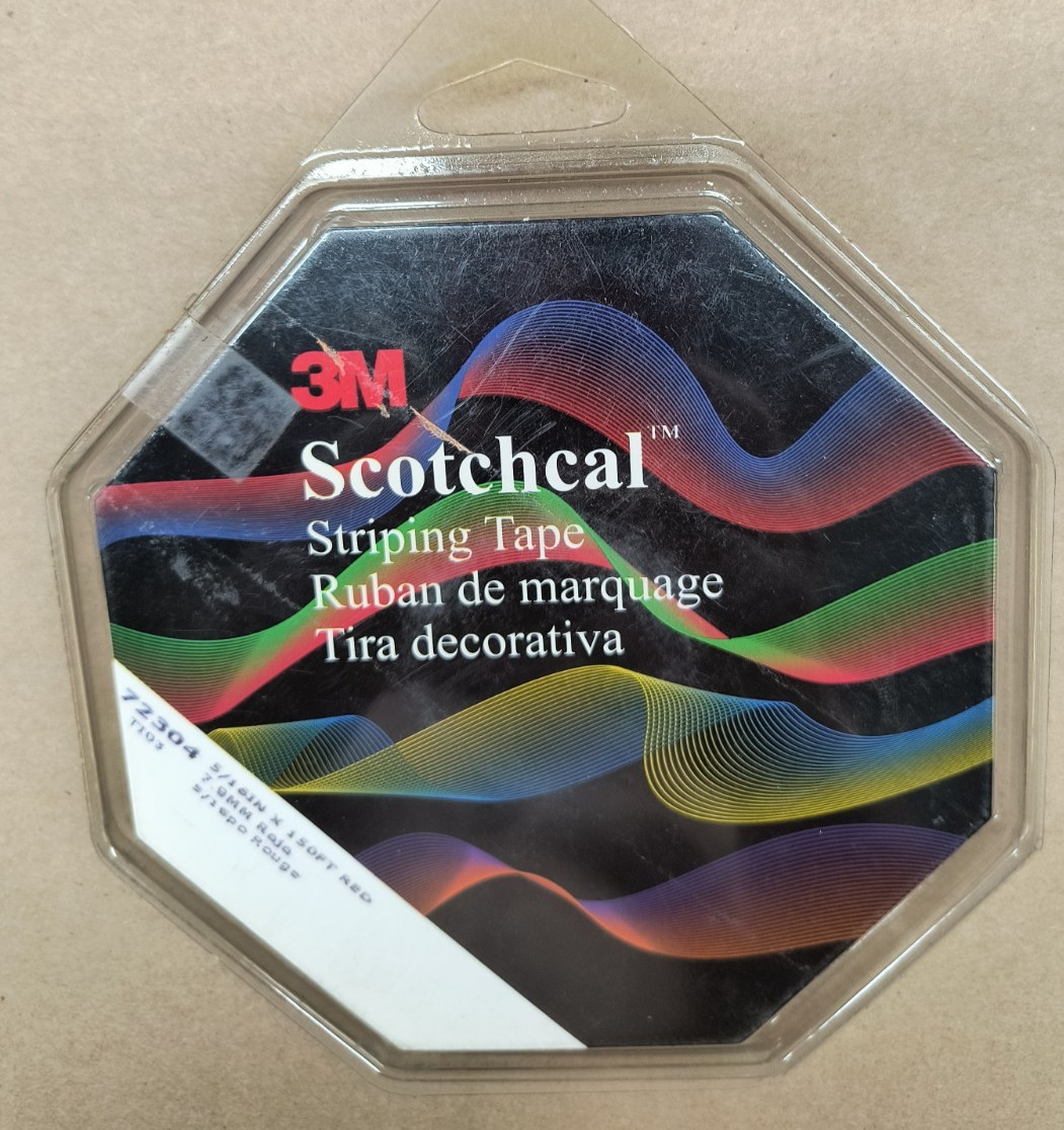 3M Scotchcal 5/16″ x 150′ Red Vinyl Stripe Graphics 72304