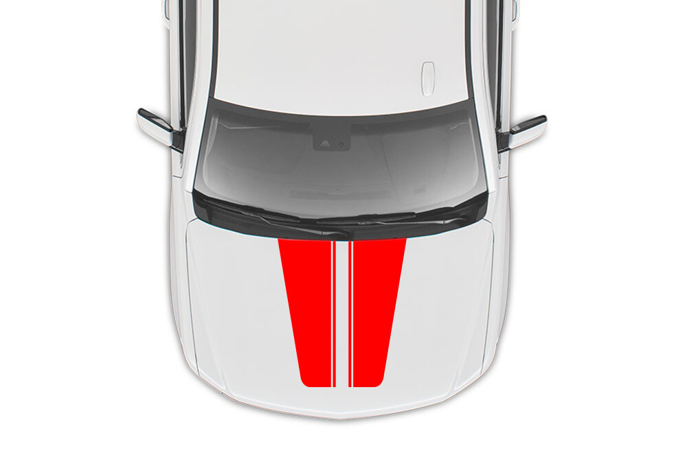Hood Decal for Chevrolet Tahoe Double stripes Graphic Sticker Vinyl 2015 – 2023
