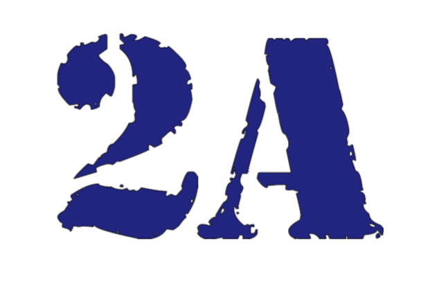 Pair 2nd Amendment Decals 2A Stickers US Constitution Many Colors + Sizes
