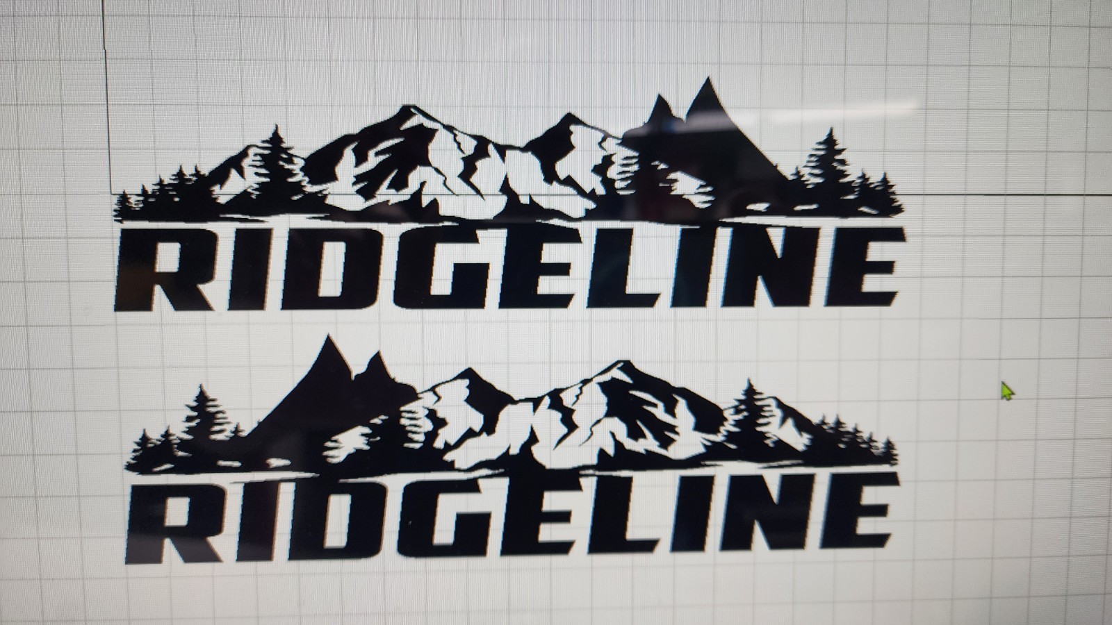 Horizontal Bed logos Decal Compatible with Honda Ridgeline. All Years Both