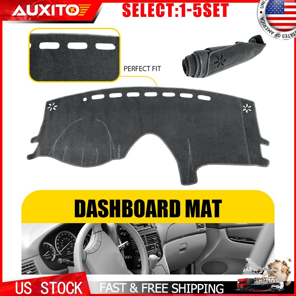 Gray DashMat Dash Cover for Toyota Sienna 2004-10 Dashboard Mat Pad Anti-UV 1-5X
