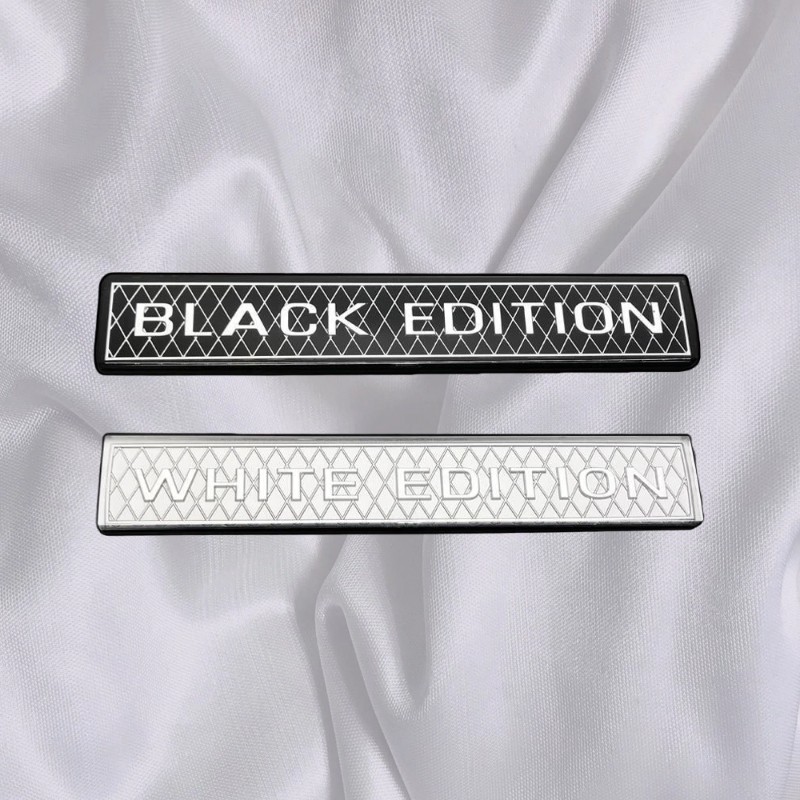 3D Car Trunk Badge Emblem Decal For Land Cruiser LC200 GT V-XS GXR Black Edition