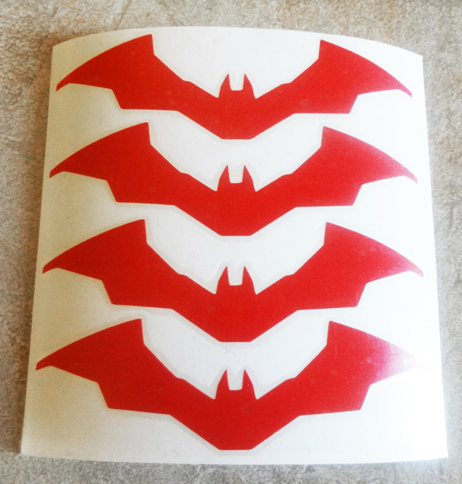 The Batman Movie Logo Emblem Vinyl Decal Sticker 5.5″ Sheet of 4