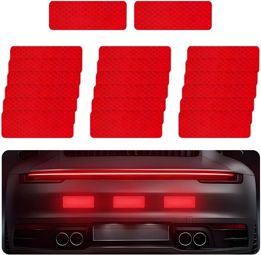Reflective Stickers for Cars – 20 PCS Waterproof and Scratch-Resistant