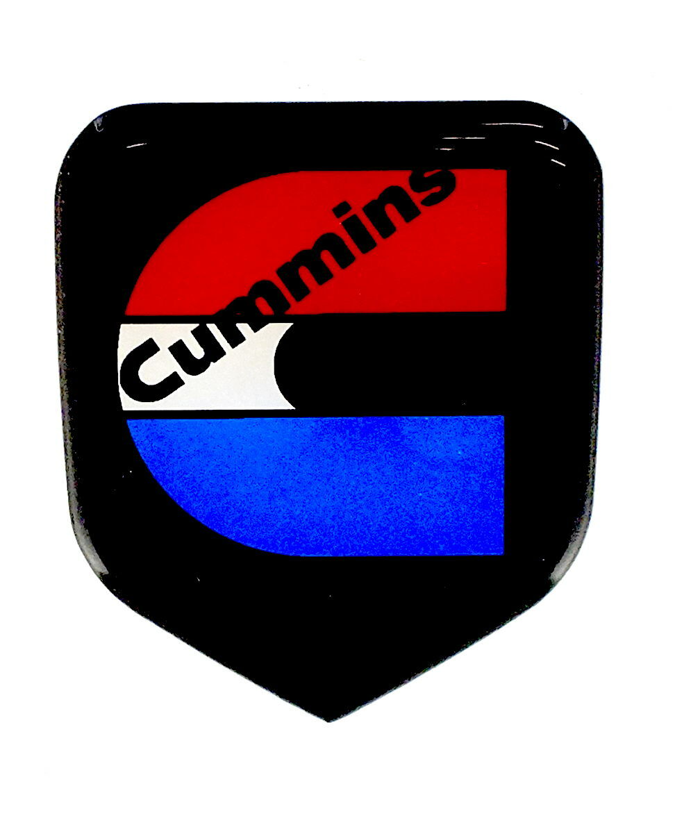 GRILLE EMBLEM fits RAM DIESEL 1994-2002 Black / Red White & Blue