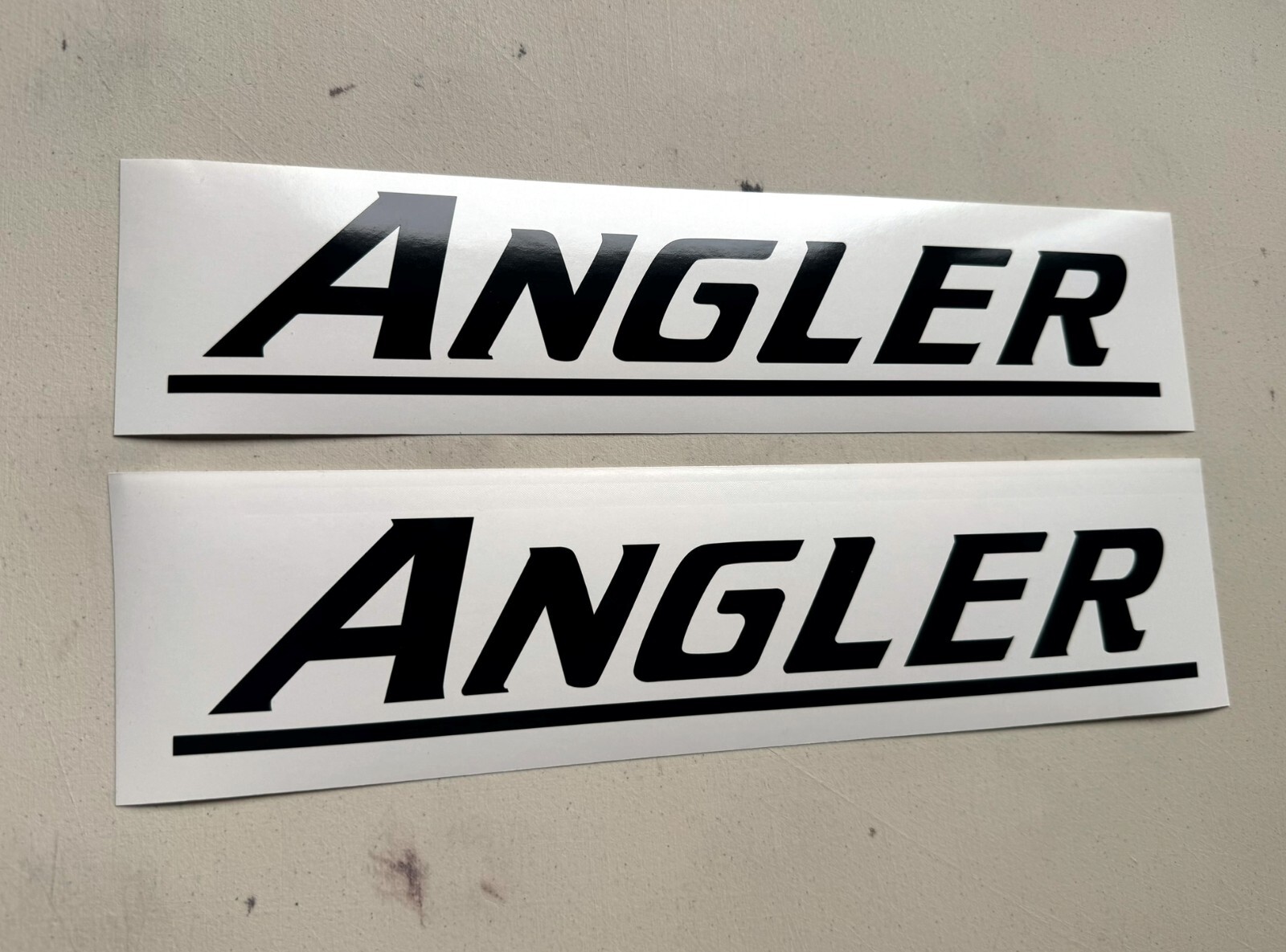 Angler Lund Boat Decals SET OF 2 Vinyl Decal Stickers