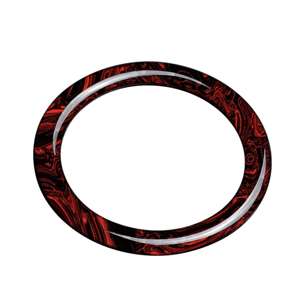 1pc Fire Red Engine Push Start Button Ring Trim For Mercedes Benz ALL Models