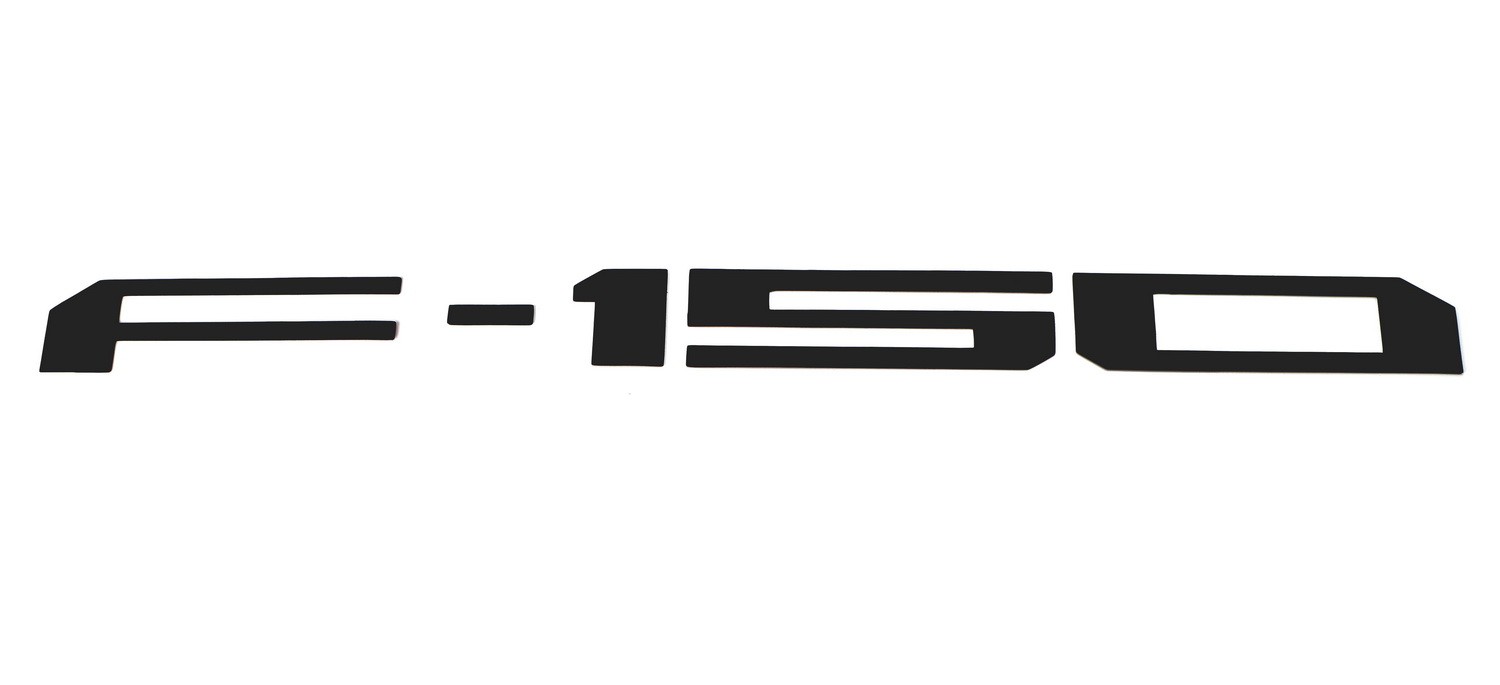 Matte Black Finish 3D Raised Tailgate Letter Pieces For 2018-2020 Ford F150 LCI