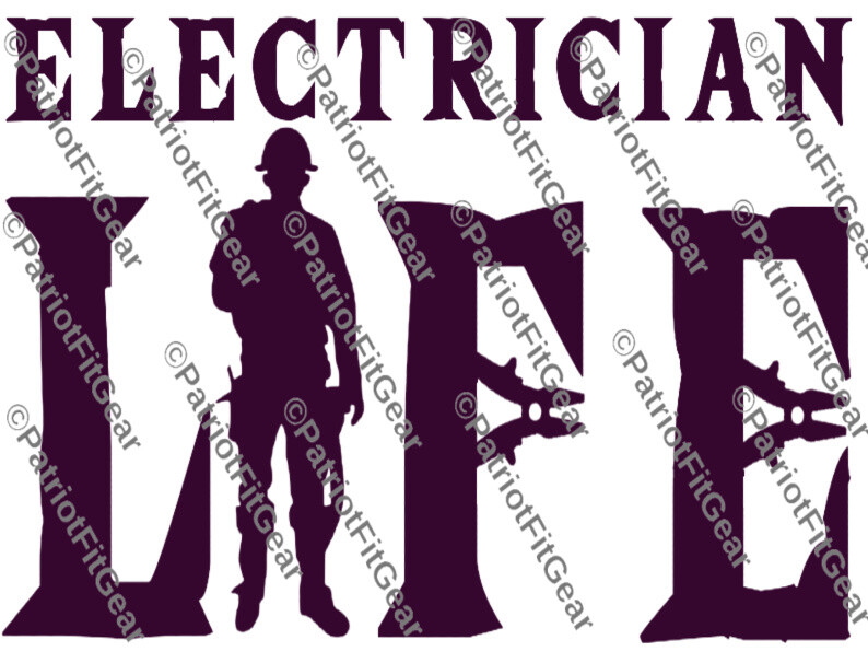 Electrician,Wiremen,Lineman,Installer Technician,Line Work,Custom vinyl decal