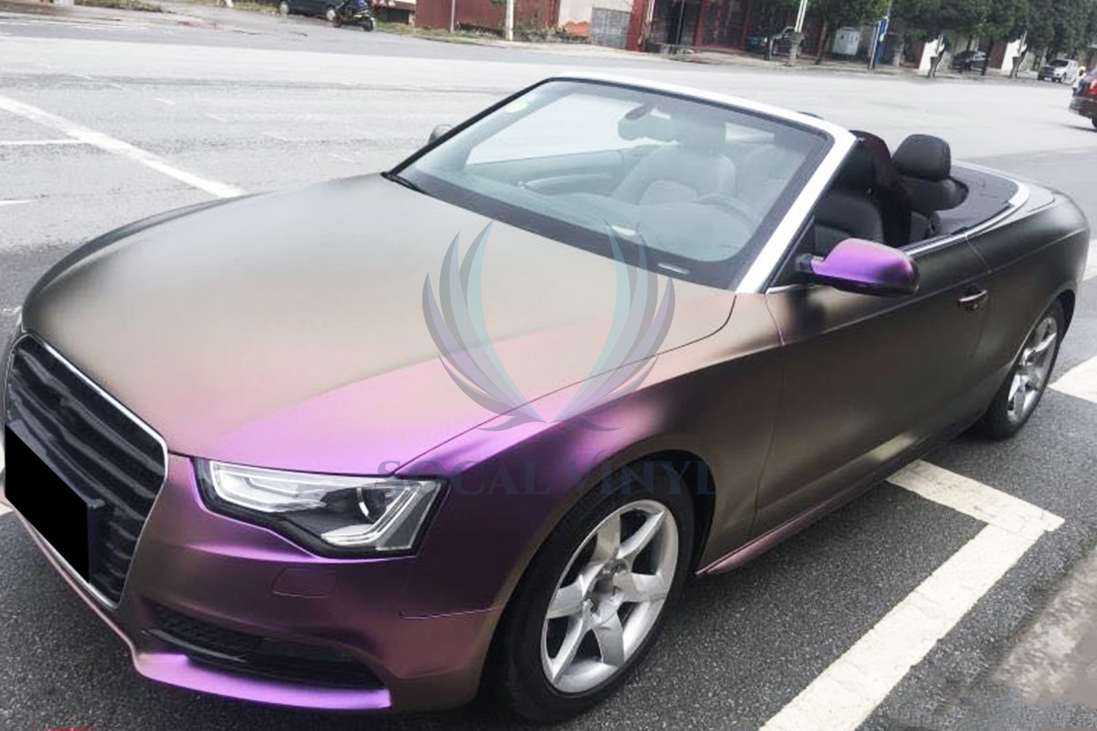 Galaxy Dust Matte Purple Bronze Metallic Sticker Decal Vinyl Wrap Sheet Film DIY