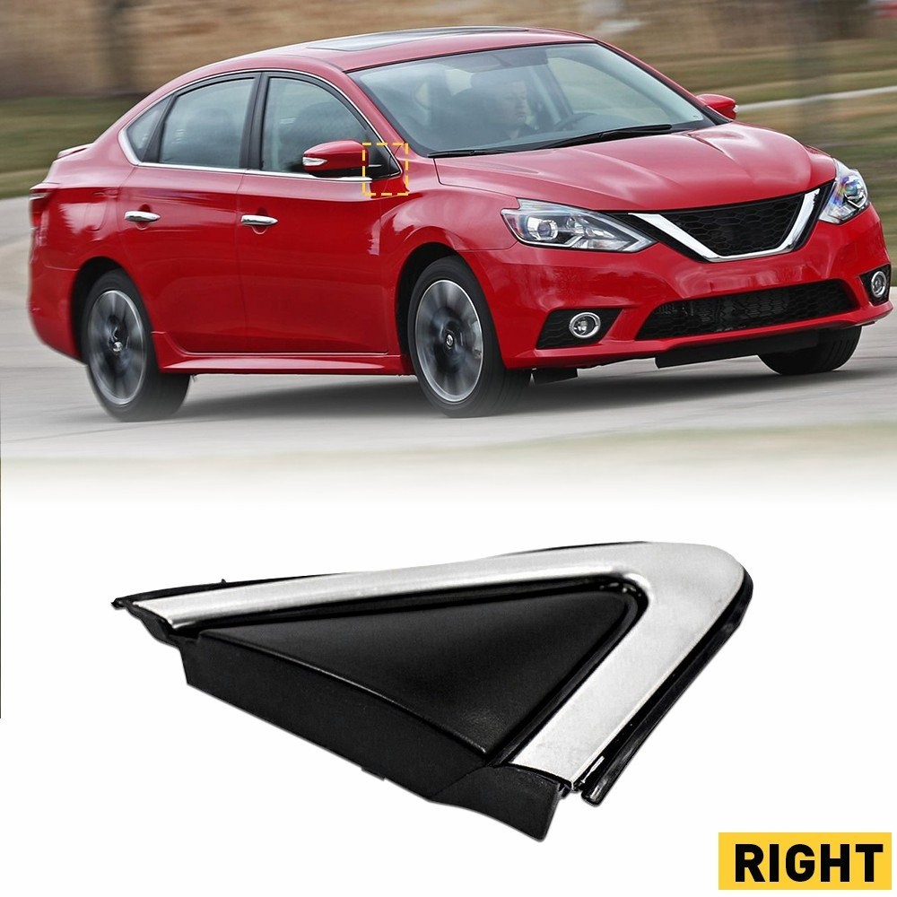 Front Right Side Fender Trim/Mirror Finisher For Nissan Sentra 13-19 9631 H